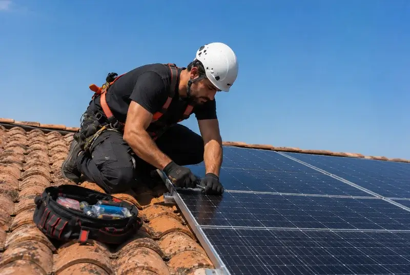 Maintenance et monitoring de panneaux solaires à Duerne