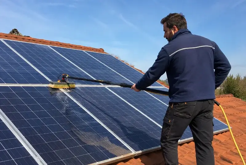 Nettoyage et entretien de panneaux solaires à Duerne